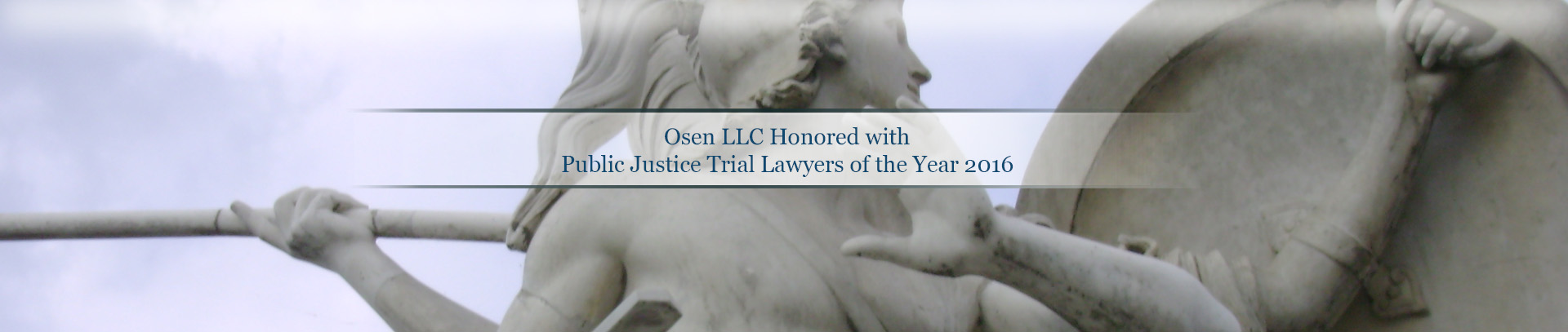 Osen LLC Honored with Public Justice Trial Lawyers of the Year 2016